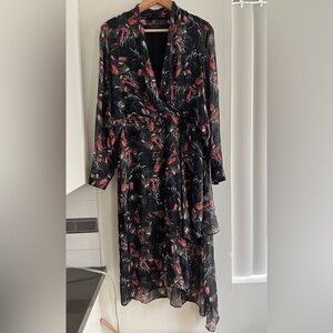 All Saints Valero Flutter Dress 8
